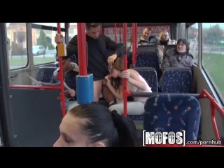 girl fucked on the bus in front of the passengers